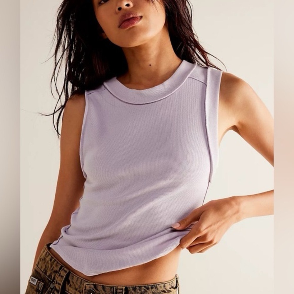 We The Free Lilac Small Tank Top